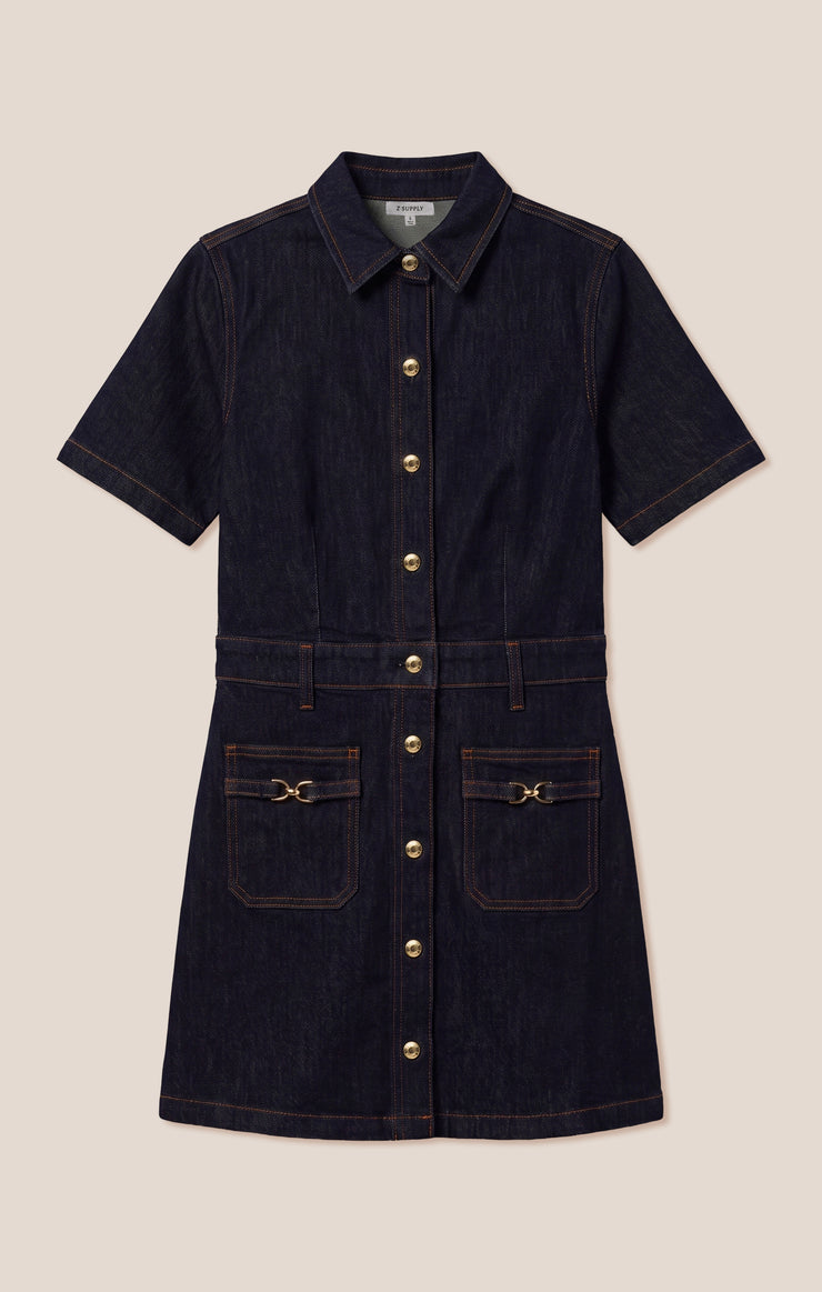 Crush Denim Mini Dress