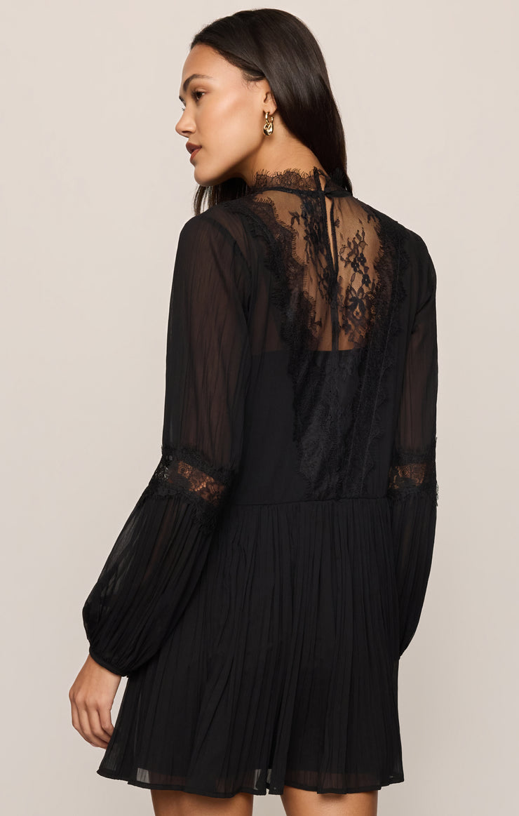 Dresses After Party Lace Mini Dress Black