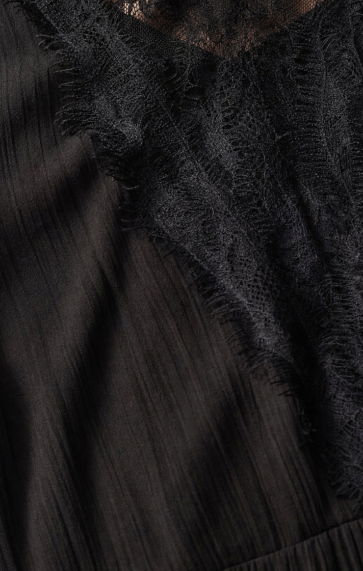 Dresses After Party Lace Mini Dress Black