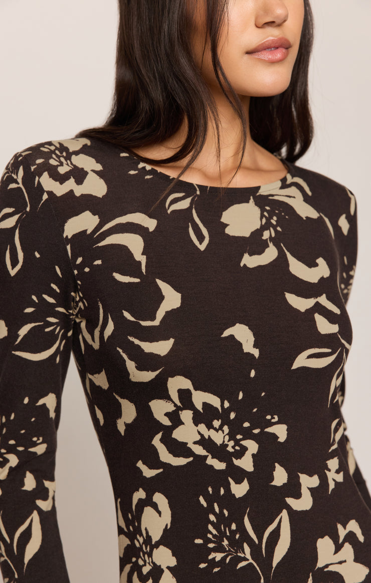 Lilian Freya Floral Midi Dress