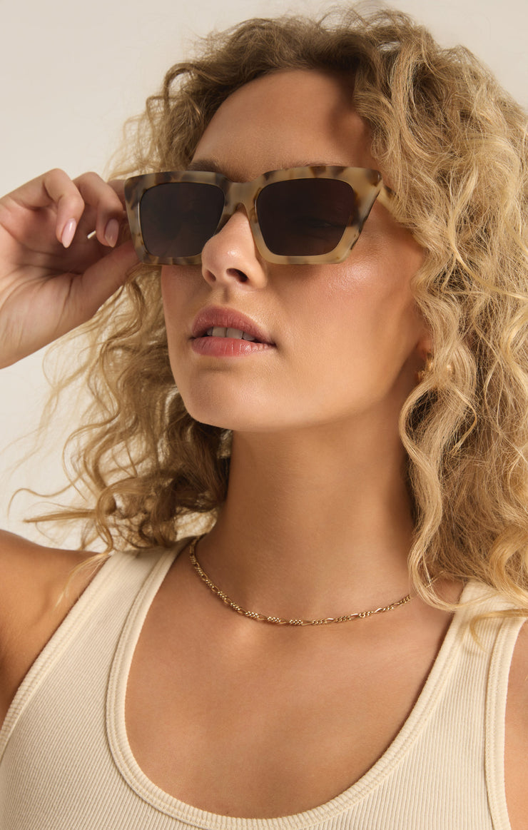 Accessories - Sunglasses Feel Good Polarized Sunglasses Blonde Tortoise - Gradient