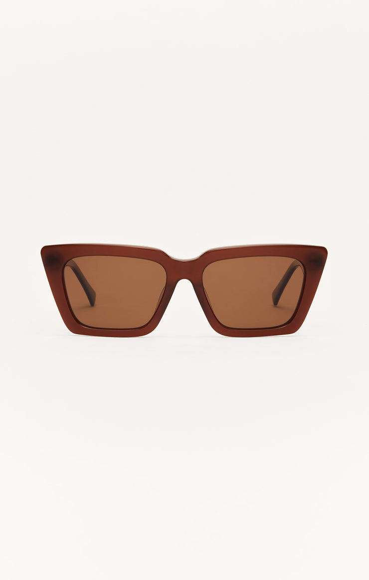 Accessories - Sunglasses Feel Good Polarized Sunglasses Chestnut - Brown