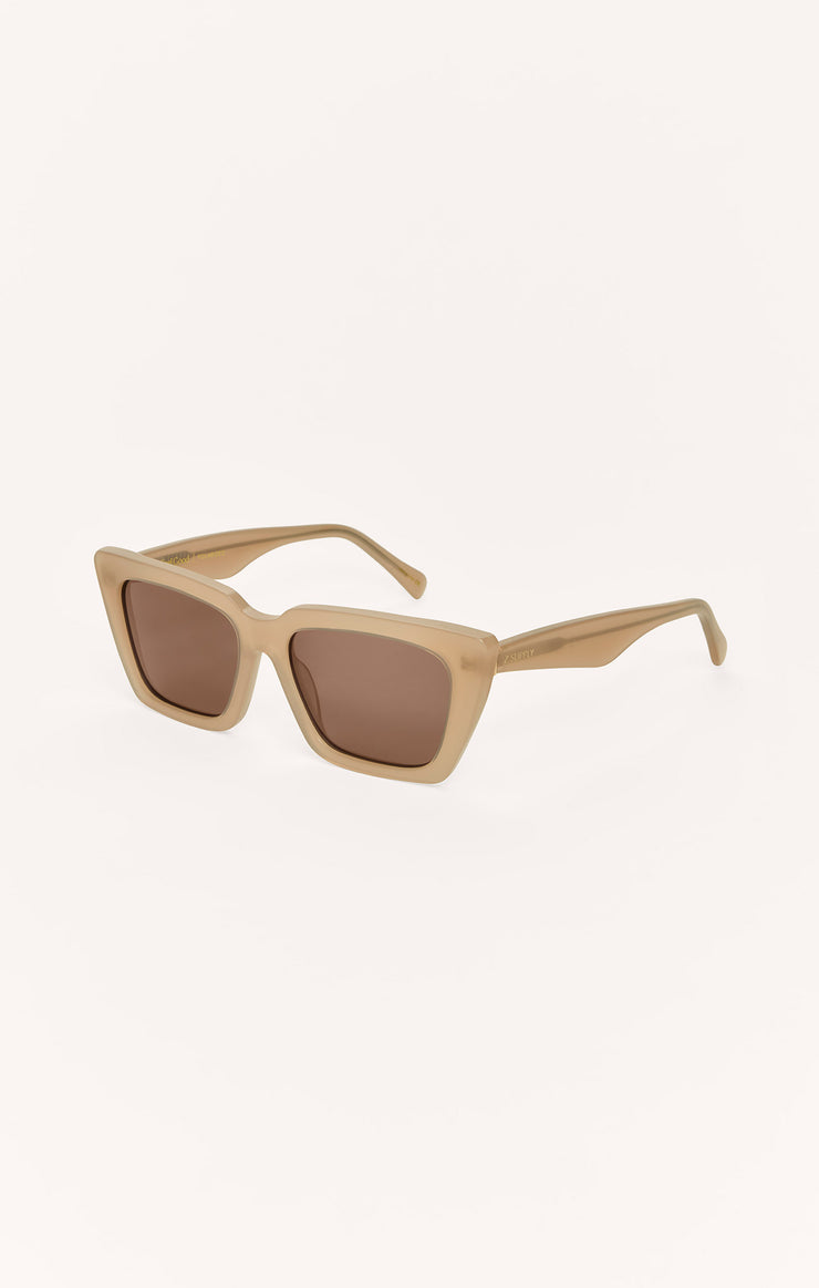 Accessories - Sunglasses Feel Good Polarized Sunglasses Taupe - Brown