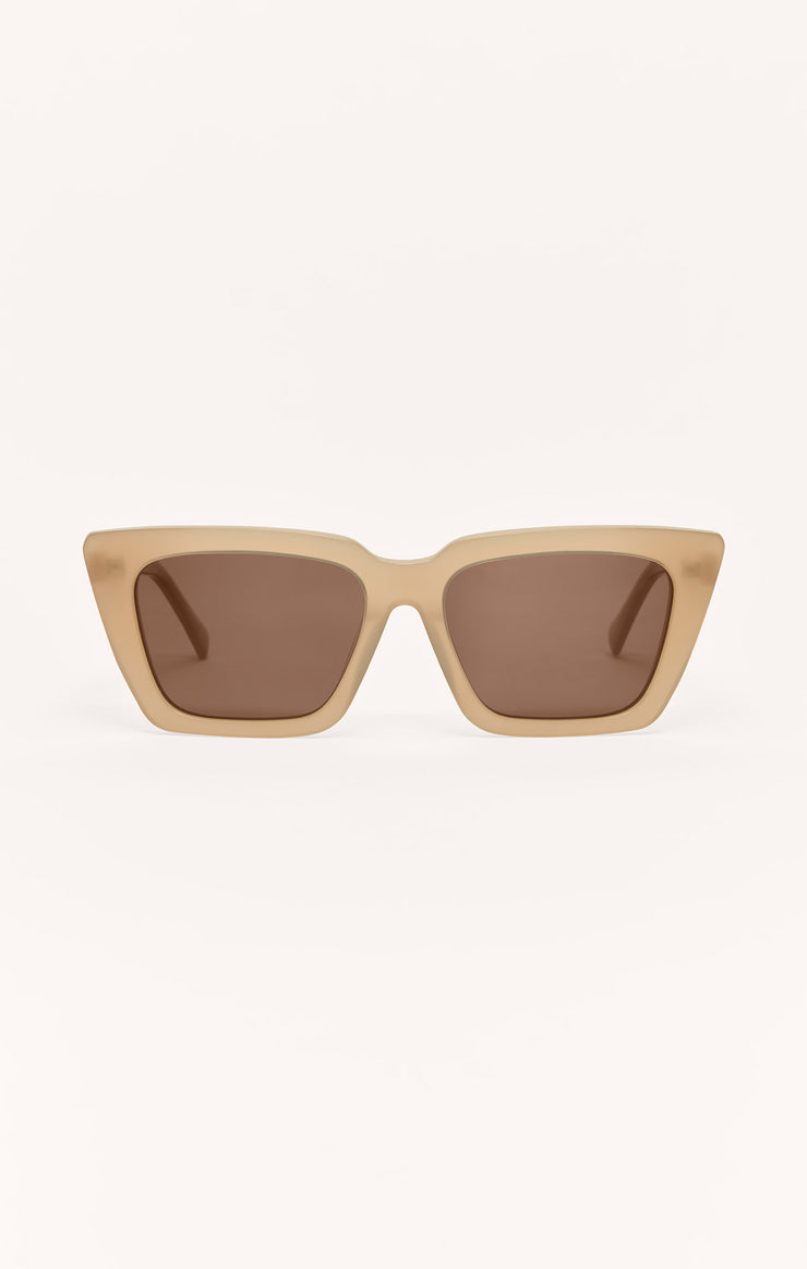 Accessories - Sunglasses Feel Good Polarized Sunglasses Taupe - Brown