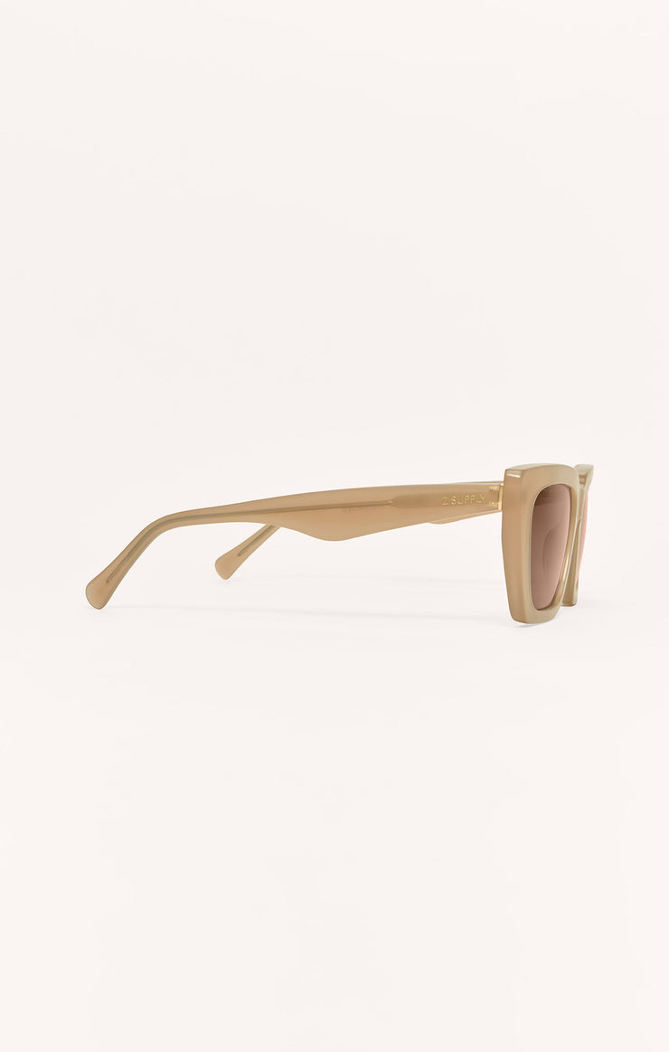 Accessories - Sunglasses Feel Good Polarized Sunglasses Taupe - Brown