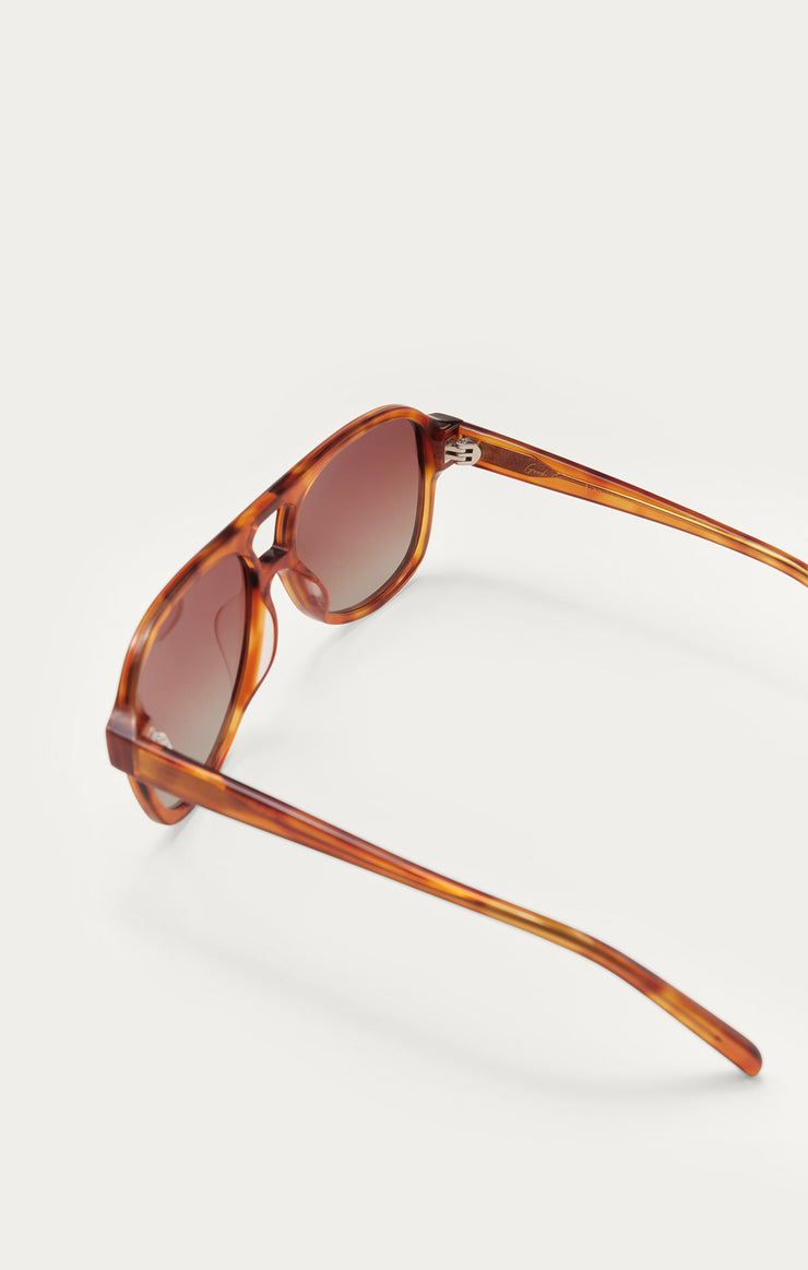 Accessories - Sunglasses Good Time Polarized Sunglasses Brown Tortoise - Grey