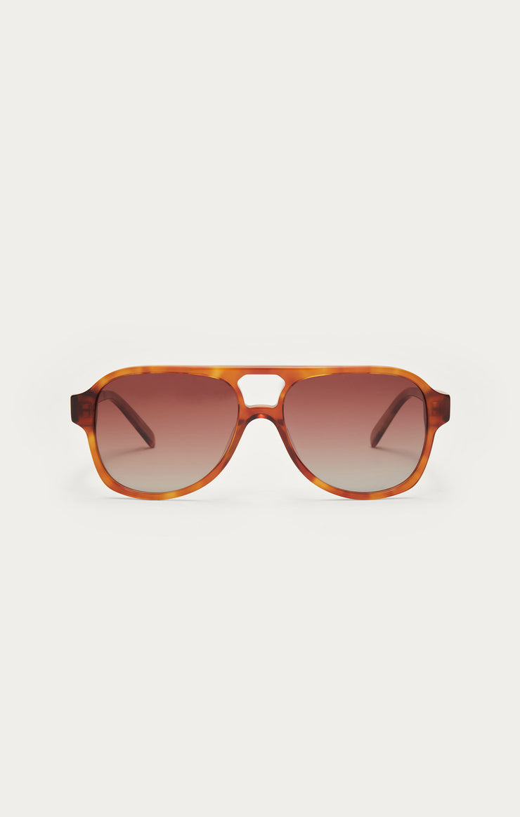 Accessories - Sunglasses Good Time Polarized Sunglasses Brown Tortoise - Grey