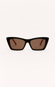 Accessories - SunglassesLookout Polarized Sunglasses Polished Black - Brown