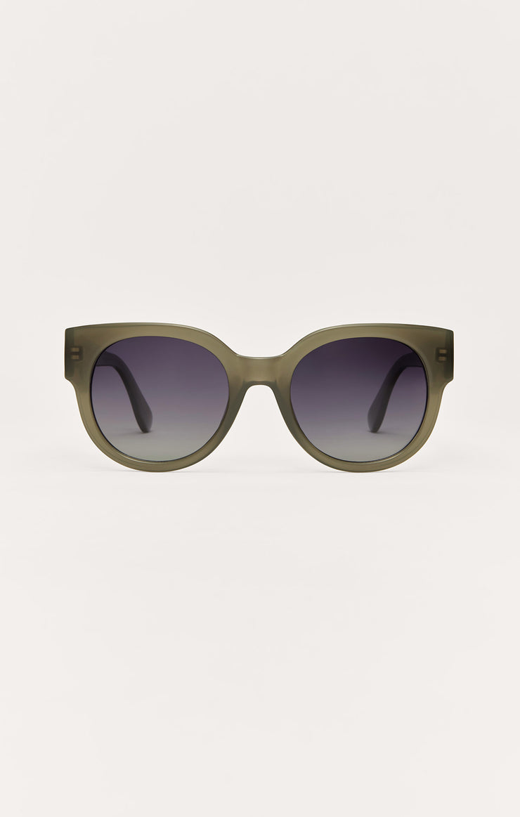 Accessories - Sunglasses Lunch Date Polarized Sunglasses Olive - Gradient