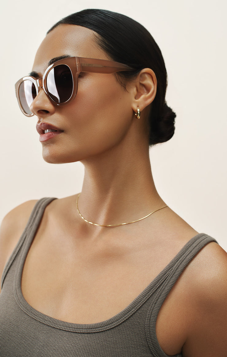 Accessories - Sunglasses Lunch Date Polarized Sunglasses Taupe - Gradient