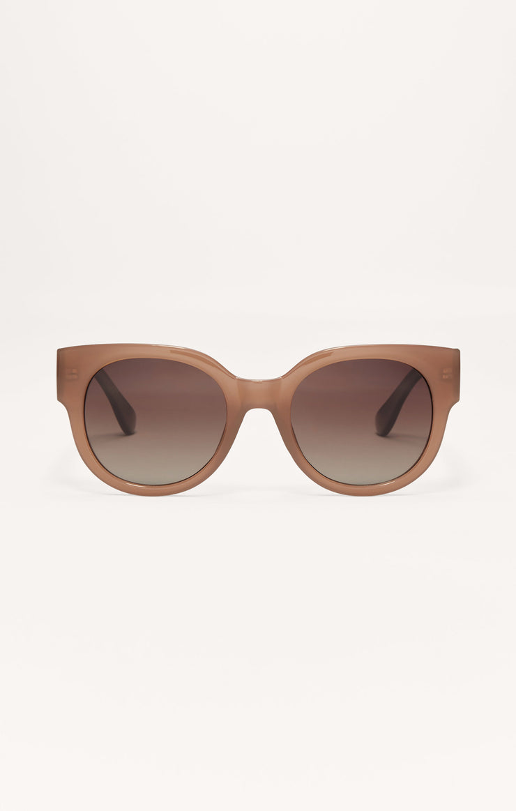 Accessories - Sunglasses Lunch Date Polarized Sunglasses Taupe - Gradient