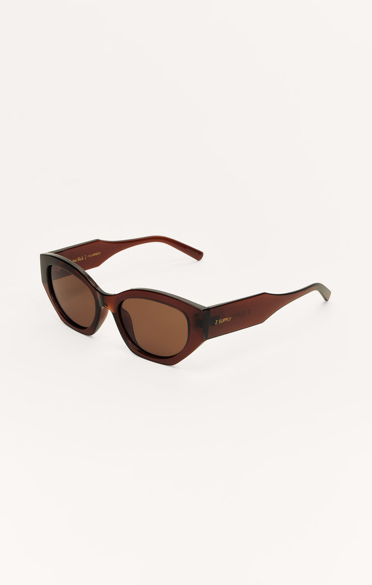 Accessories - Sunglasses Love Sick Polarized Sunglasses Chestnut - Brown