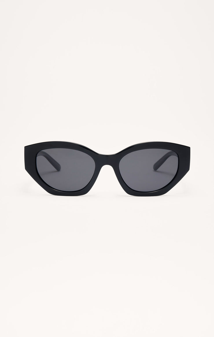 Accessories - Sunglasses Love Sick Polarized Sunglasses Polished Black - Grey