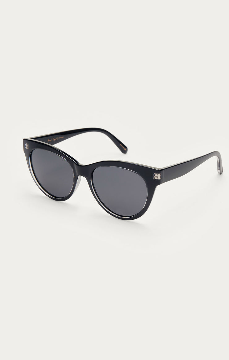 Accessories - Sunglasses Bright Eyed Sunglasses Crystal Black - Grey