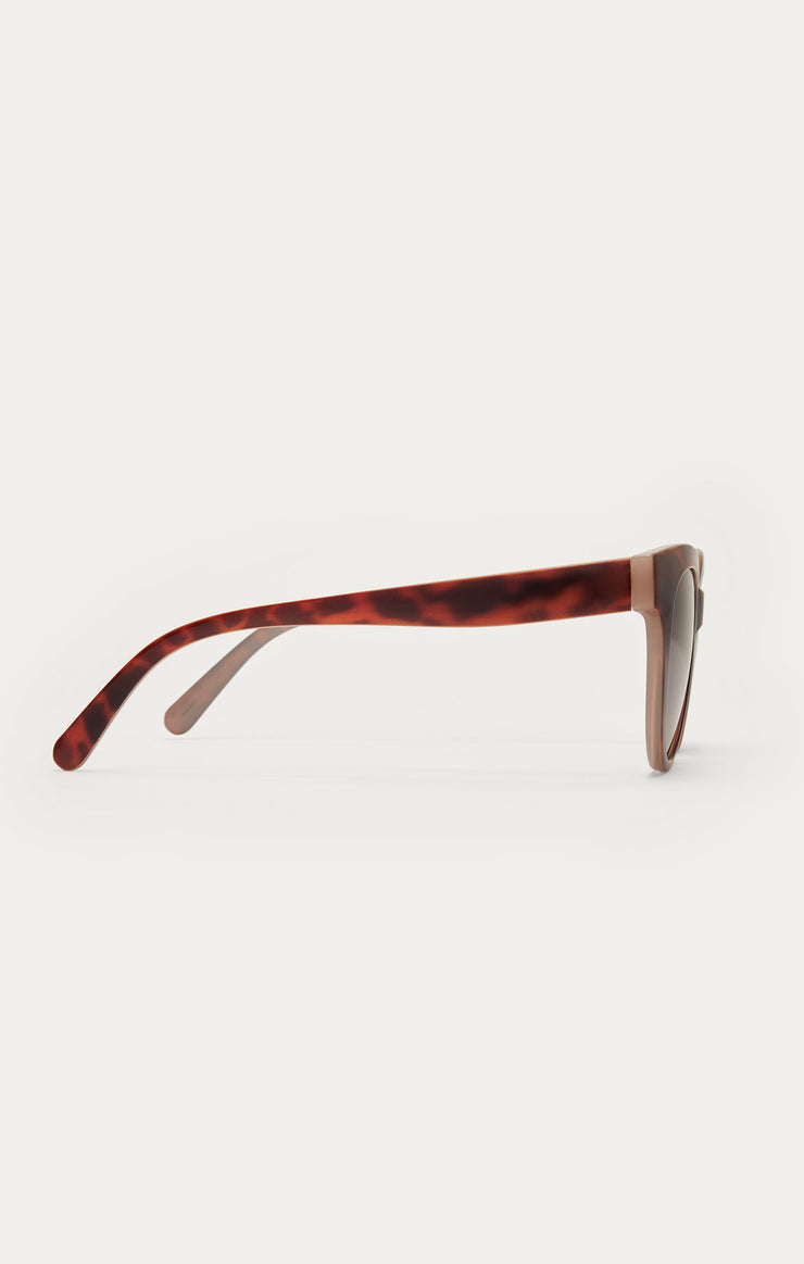 Accessories - Sunglasses Bright Eyed Sunglasses Honey Tortoise - Brown
