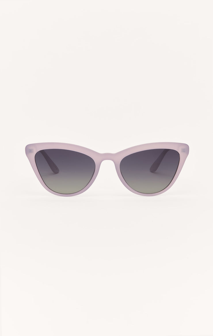 Accessories - Sunglasses Rooftop Polarized Sunglasses Frosted Violet - Gradient
