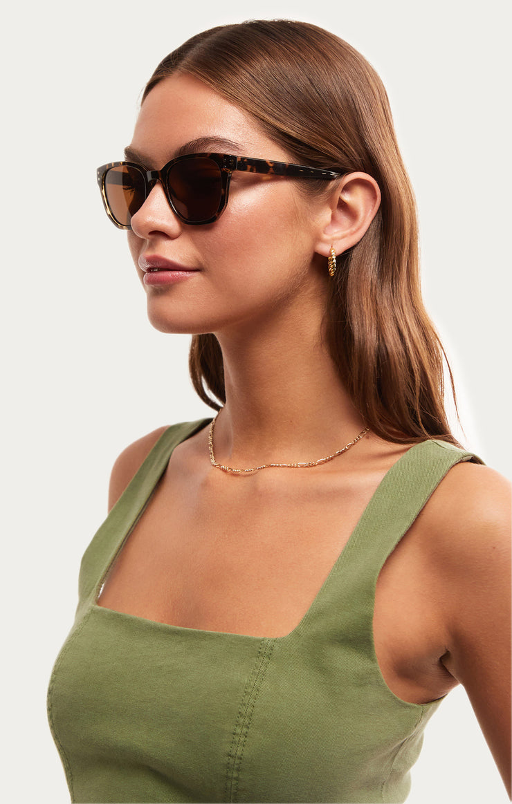 Accessories - Sunglasses Sun Seeker Sunglasses Brown Tortoise - Gradient