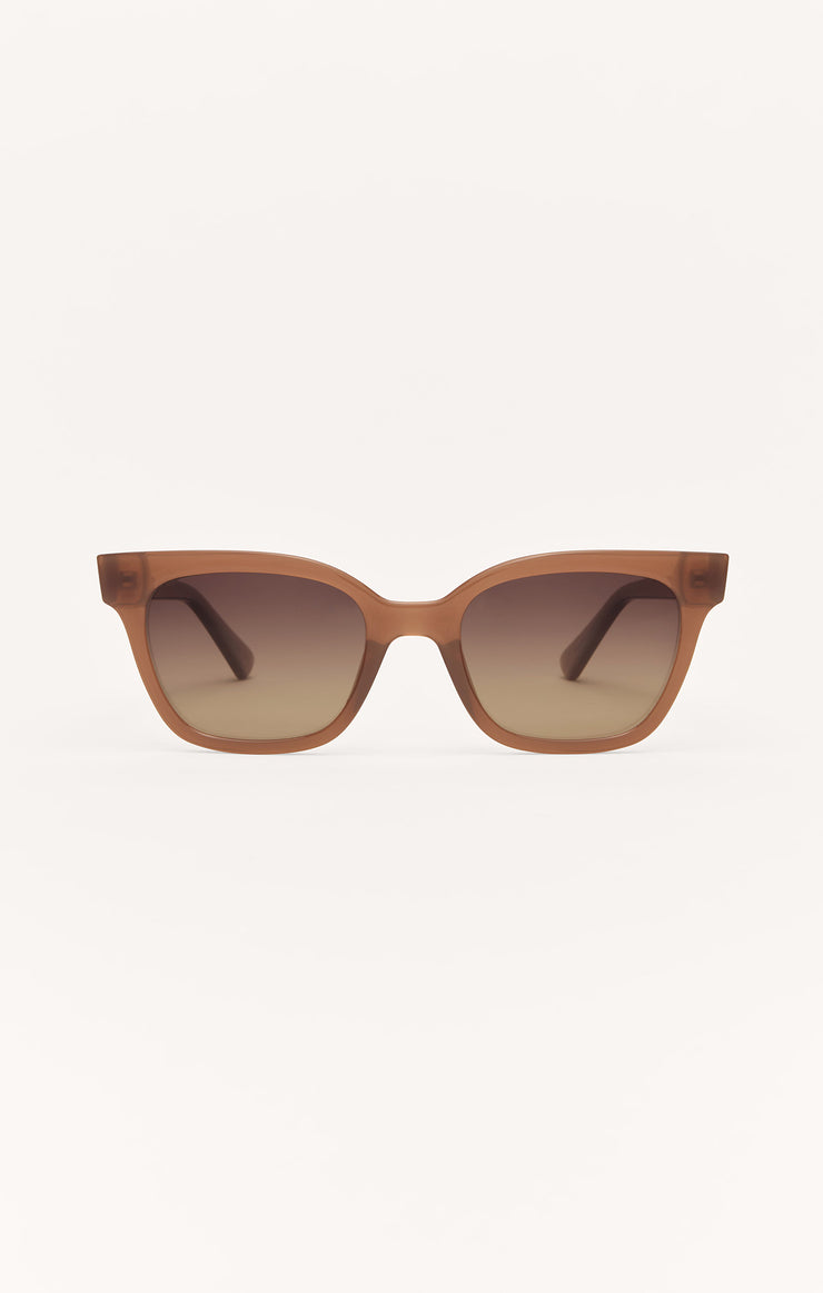 Accessories - Sunglasses High Tide Polarized Sunglasses Taupe - Gradient