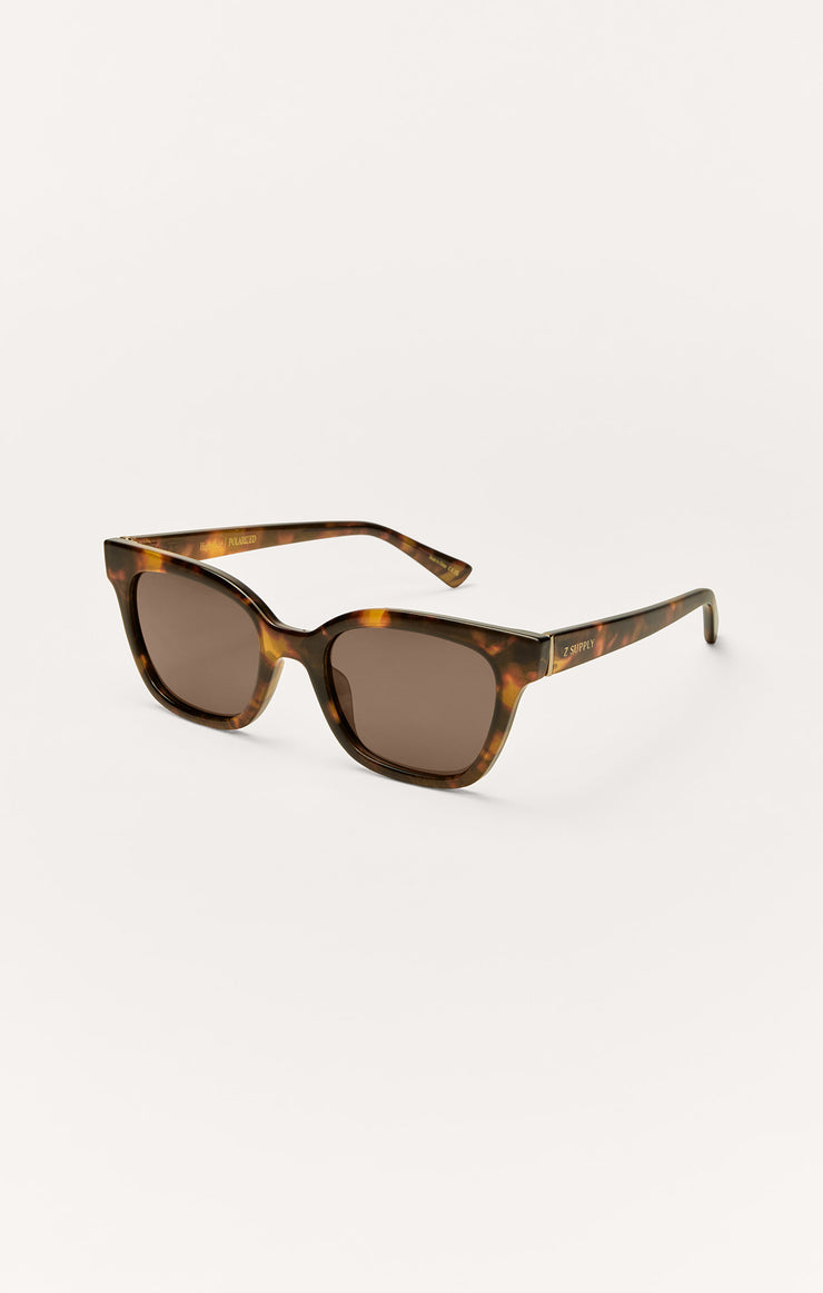 Accessories - Sunglasses High Tide Polarized Sunglasses Brown Tortoise - Brown