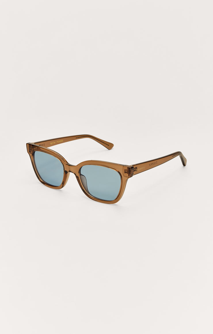 Accessories - Sunglasses High Tide Polarized Sunglasses Hazel - Lt. Blue Polarized
