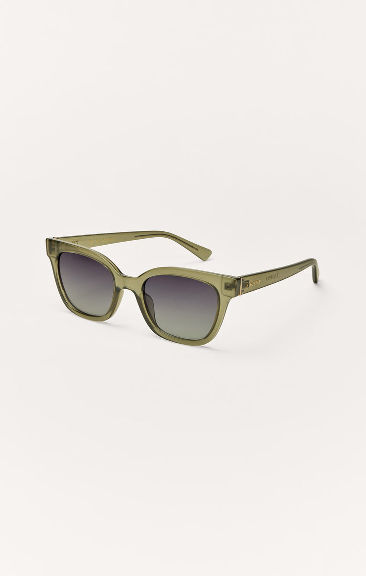 Accessories - Sunglasses High Tide Polarized Sunglasses Olive - Gradient
