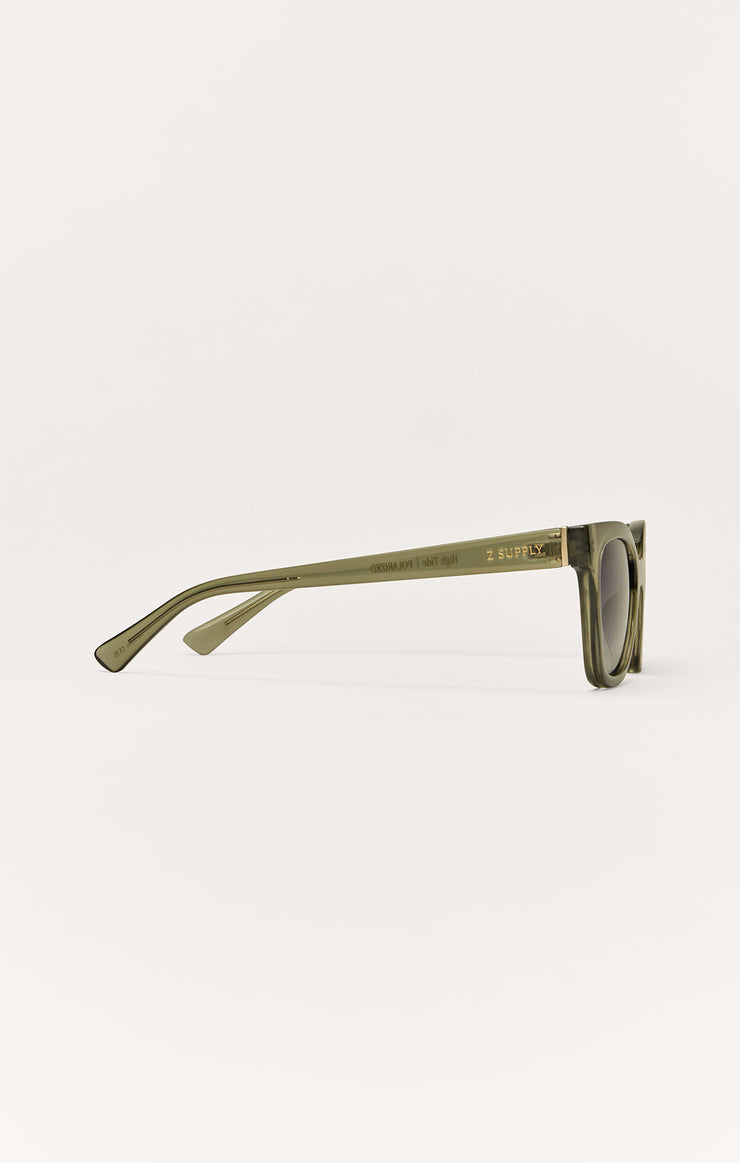 Accessories - Sunglasses High Tide Polarized Sunglasses Olive - Gradient