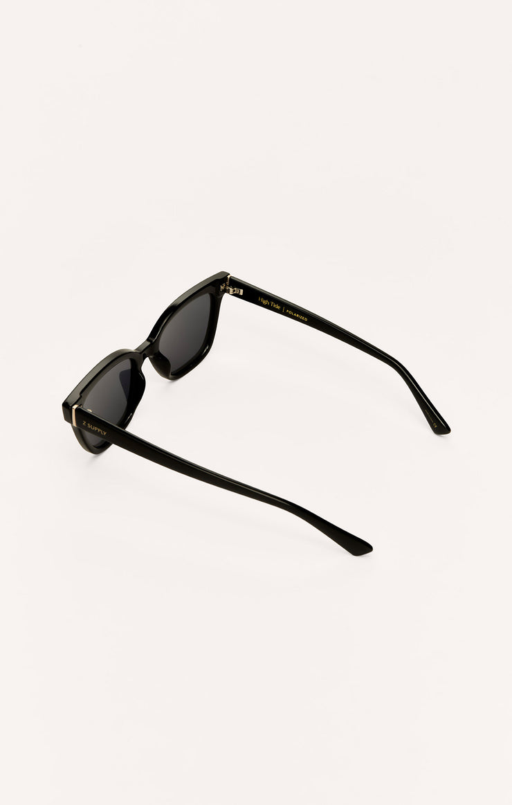 Accessories - Sunglasses High Tide Polarized Sunglasses Polished Black - Grey