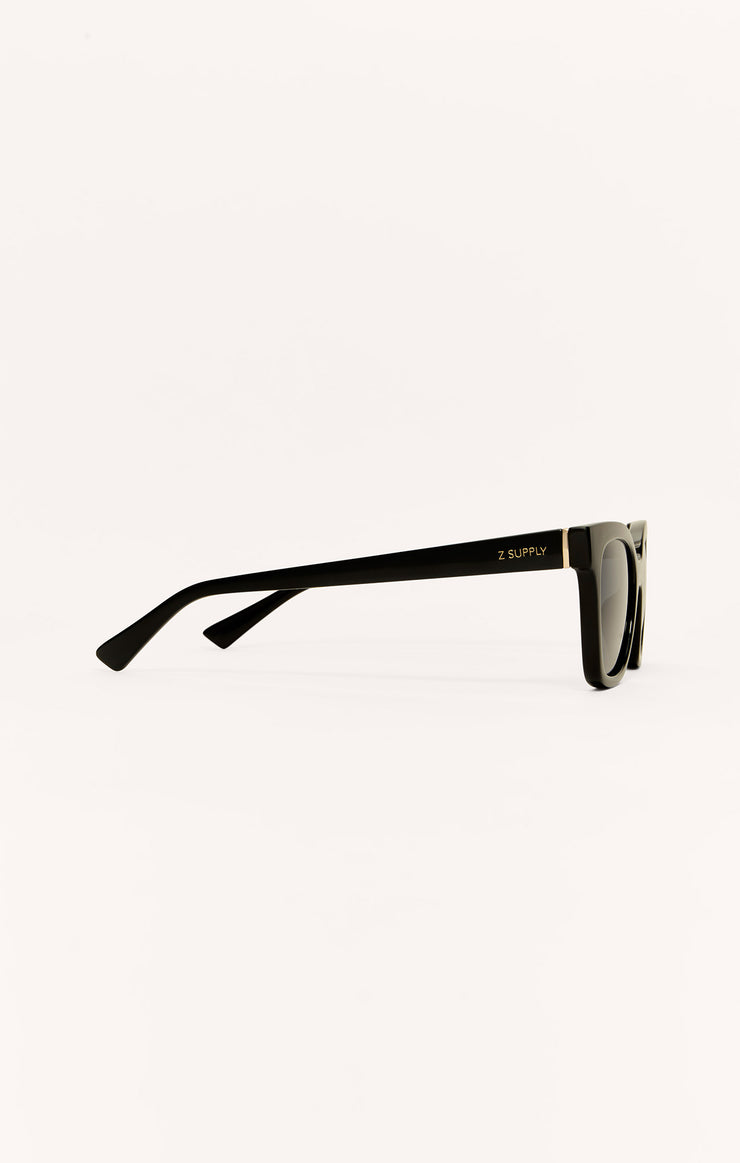 Accessories - Sunglasses High Tide Polarized Sunglasses Polished Black - Grey