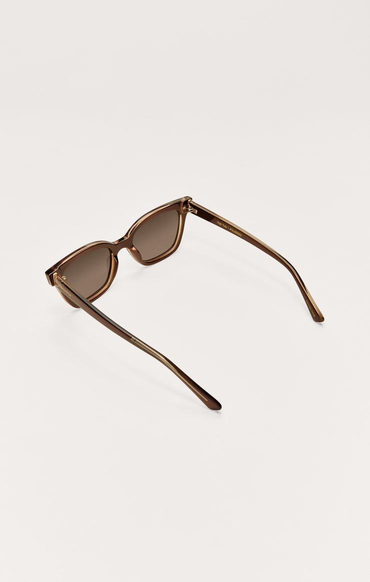 Accessories - Sunglasses High Tide Polarized Sunglasses Pearl Chocolate - Grad. Polar.