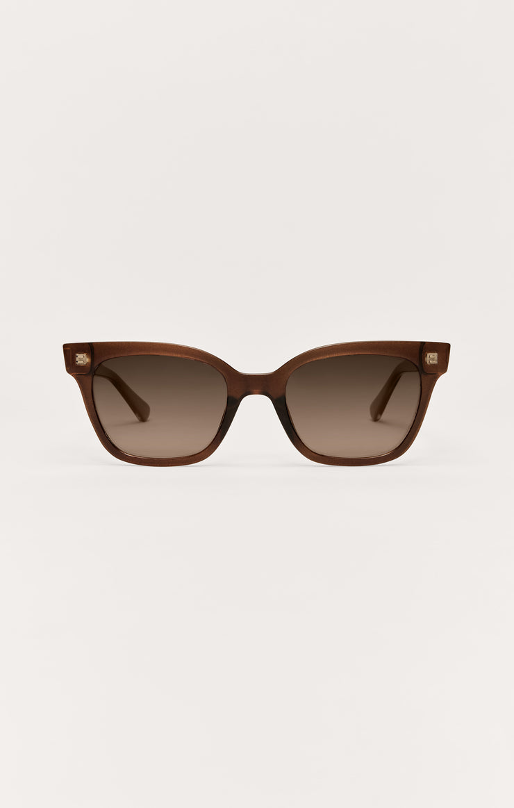 Accessories - Sunglasses High Tide Polarized Sunglasses Pearl Chocolate - Grad. Polar.