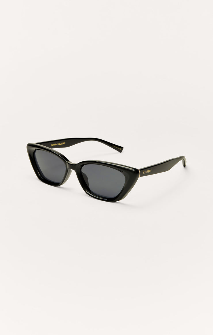 Accessories - Sunglasses Staycation Polarized Sunglasses Polished Black - Grey