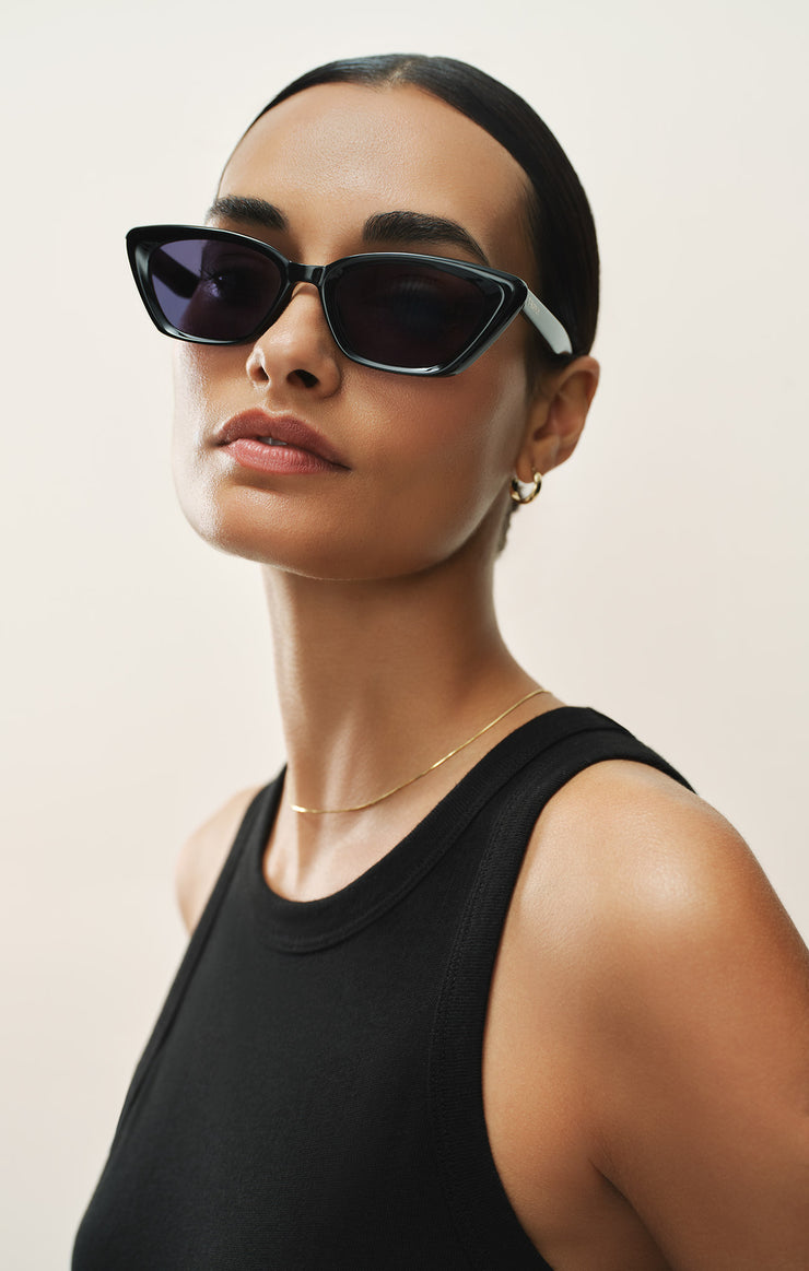 Accessories - Sunglasses Staycation Polarized Sunglasses Polished Black - Grey