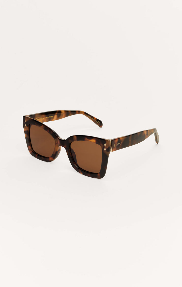 Accessories - Sunglasses Confidential Polarized Sunglasses Brown Tortoise - Brown