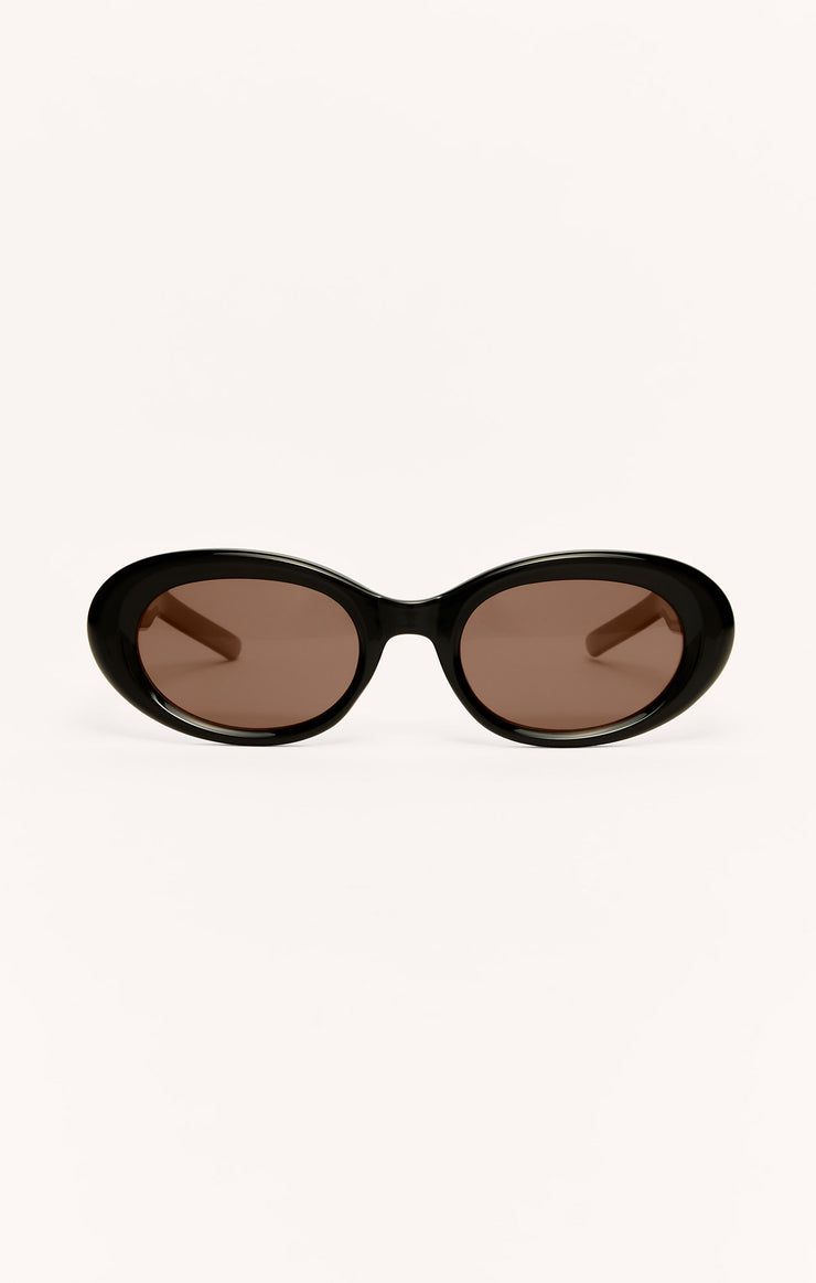 Accessories - Sunglasses Dayglow Polarized Sunglasses Polished Black - Brown