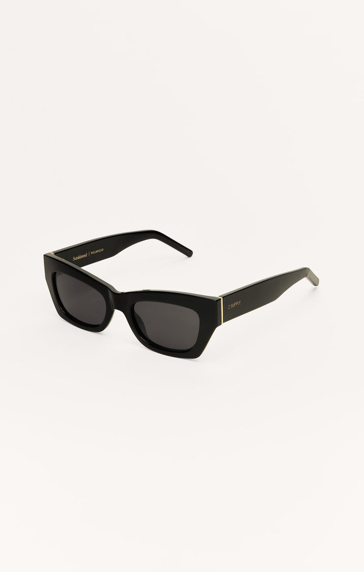 Accessories - Sunglasses Sunkissed Polarized Sunglasses Polished Black - Grey