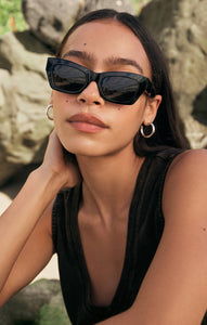 Accessories - SunglassesSunkissed Polarized Sunglasses Polished Black - Grey