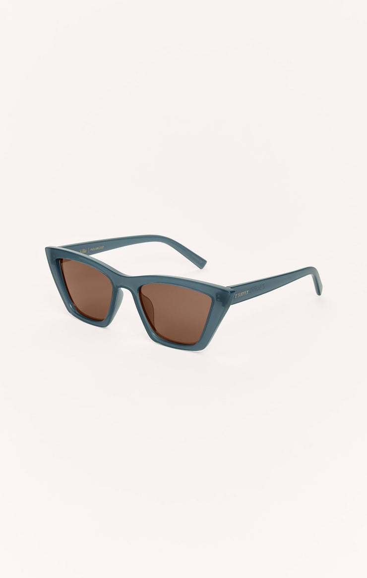 Accessories - Sunglasses Villa Polarized Sunglasses Dark Indigo - Brown