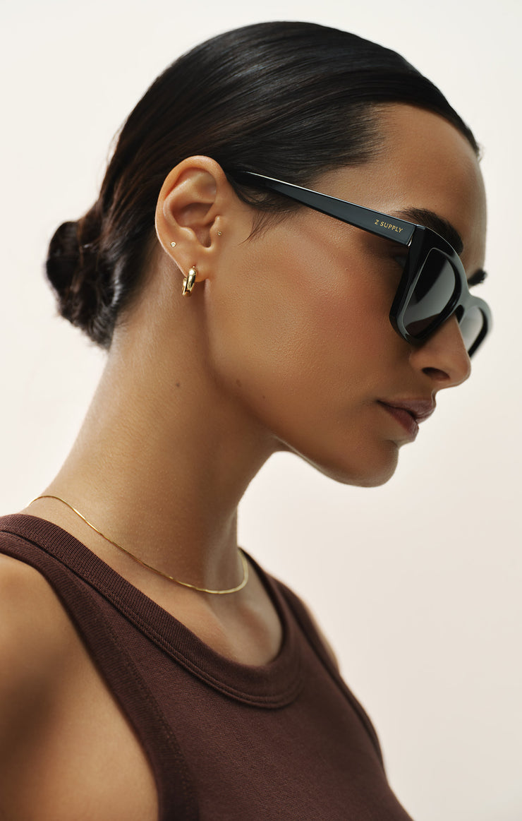 Accessories - Sunglasses Villa Polarized Sunglasses Polished Black - Grey