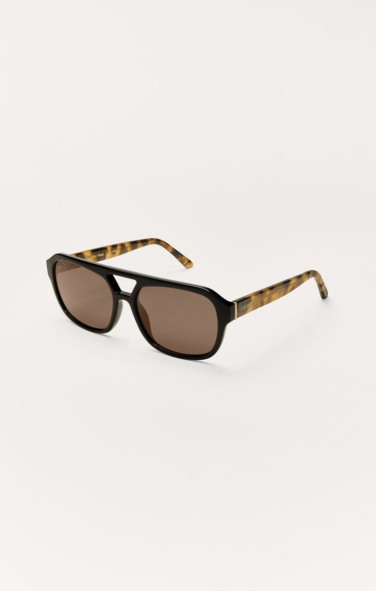 Accessories - Sunglasses After Hour Polarized Sunglasses Black Tort - Brown