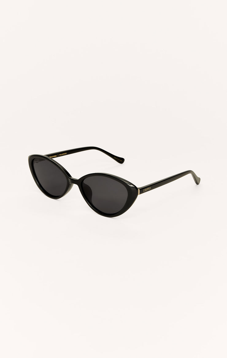 Accessories - Sunglasses Nouveau Polarized Sunglasses Polished Black - Grey