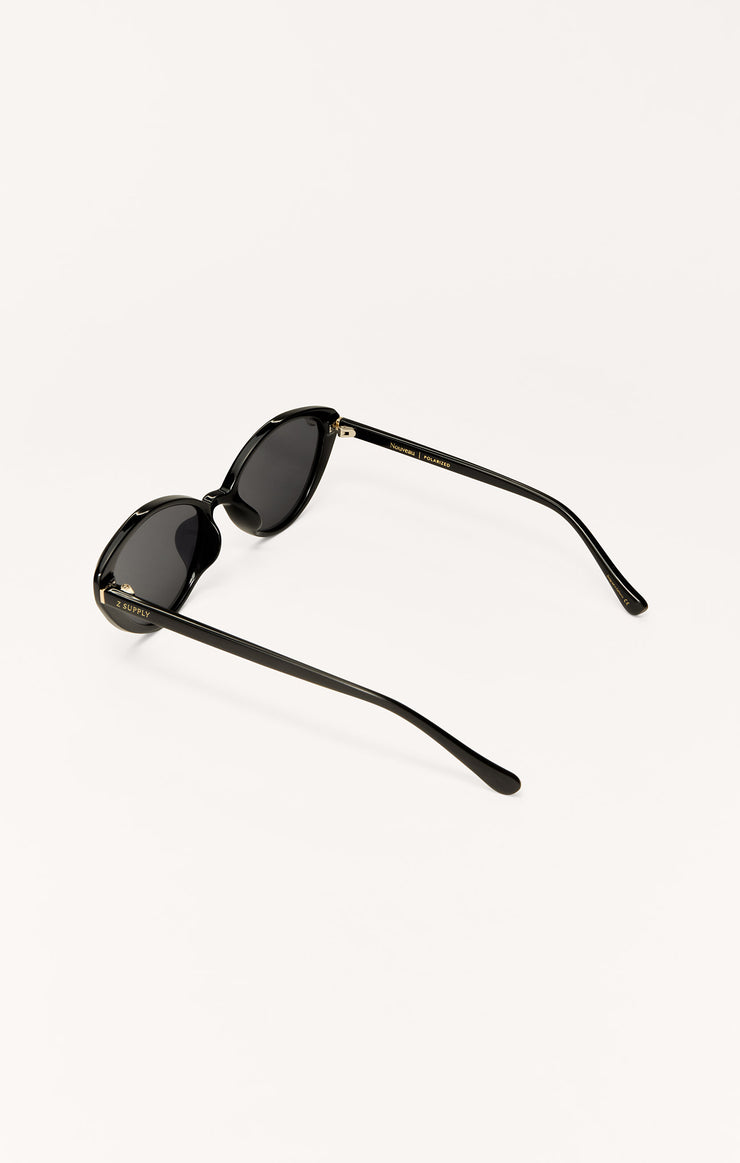 Accessories - Sunglasses Nouveau Polarized Sunglasses Polished Black - Grey