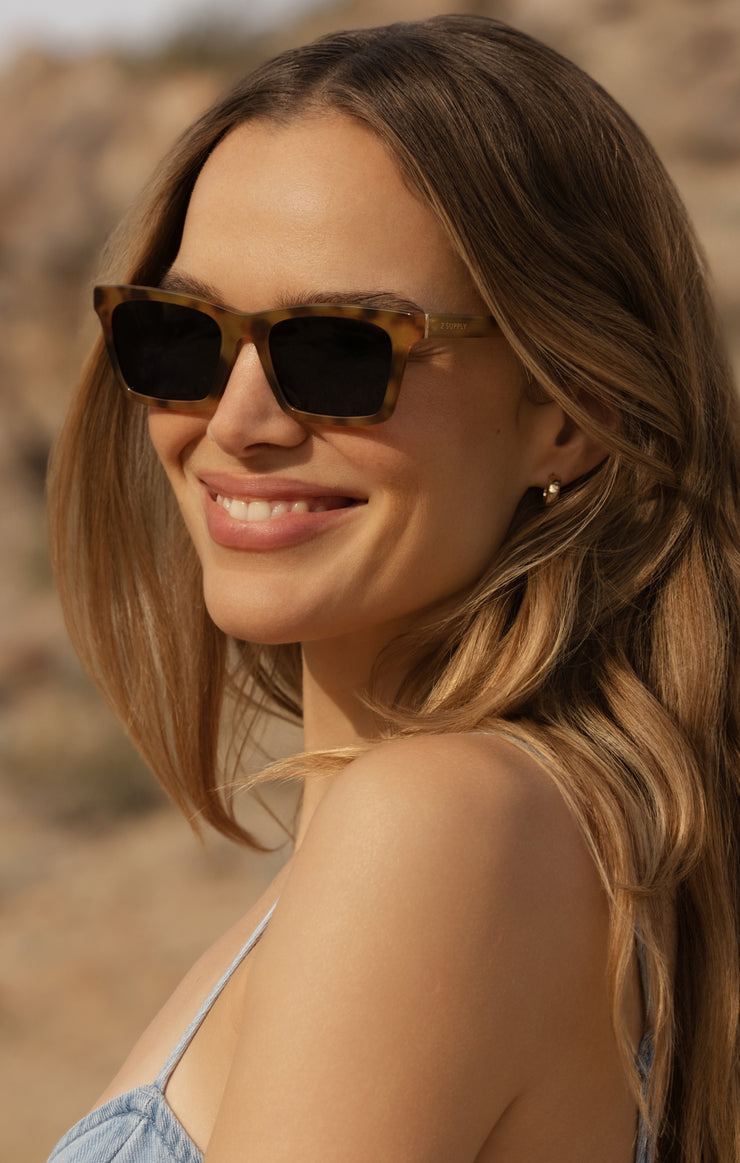 Accessories - Sunglasses Studio Polarized Sunglasses Brown Tortoise - Grey