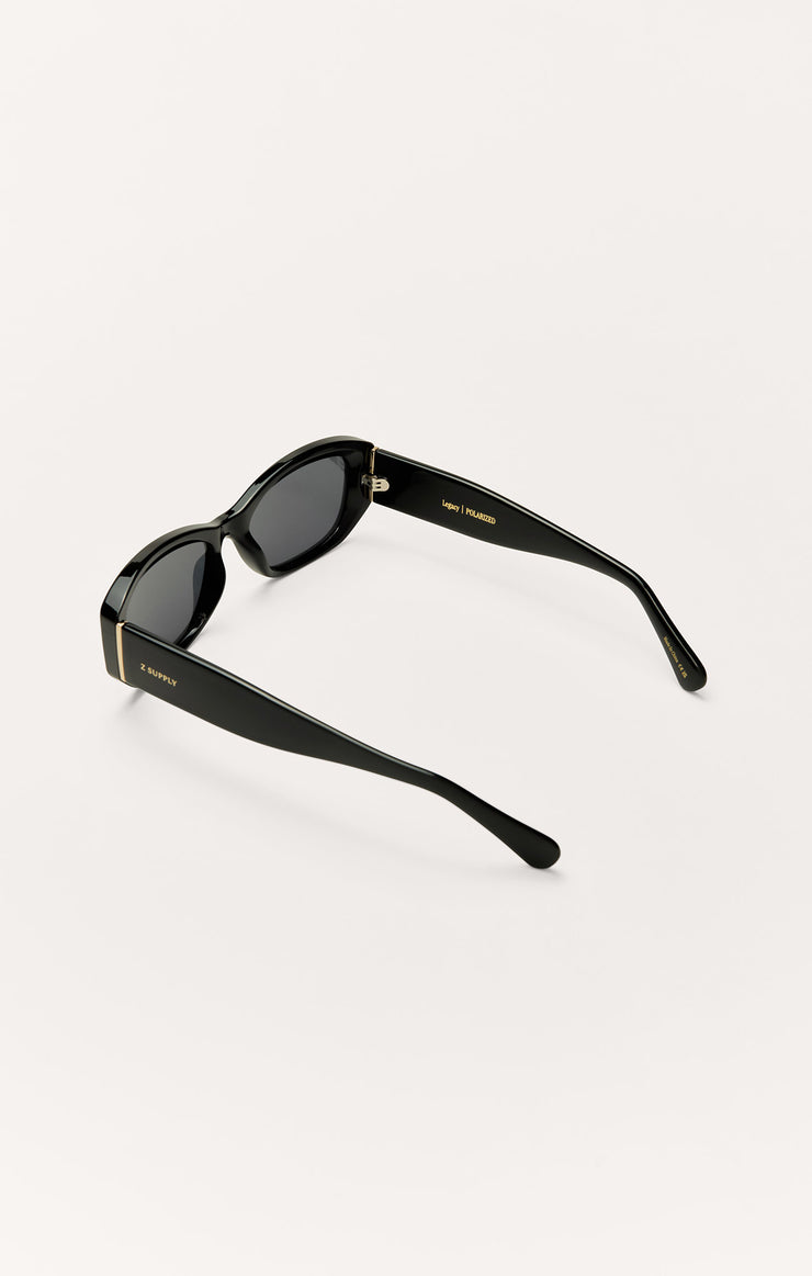 Accessories - Sunglasses Legacy Polarized Sunglasses Polished Black - Grey