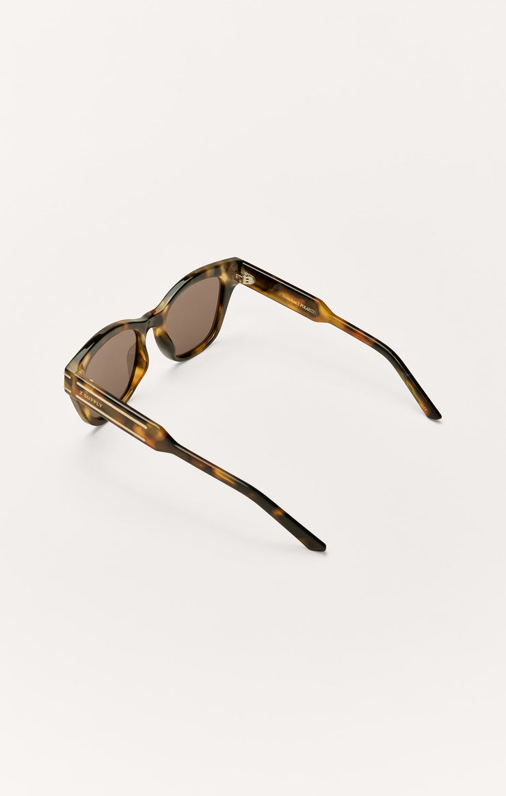Accessories - Sunglasses Front Row Polarized Sunglasses Brown Tortoise - Brown