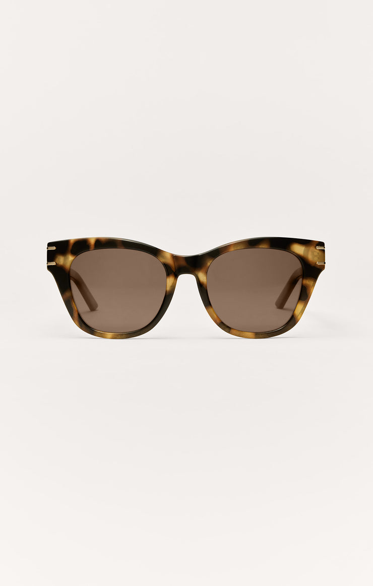 Accessories - Sunglasses Front Row Polarized Sunglasses Brown Tortoise - Brown