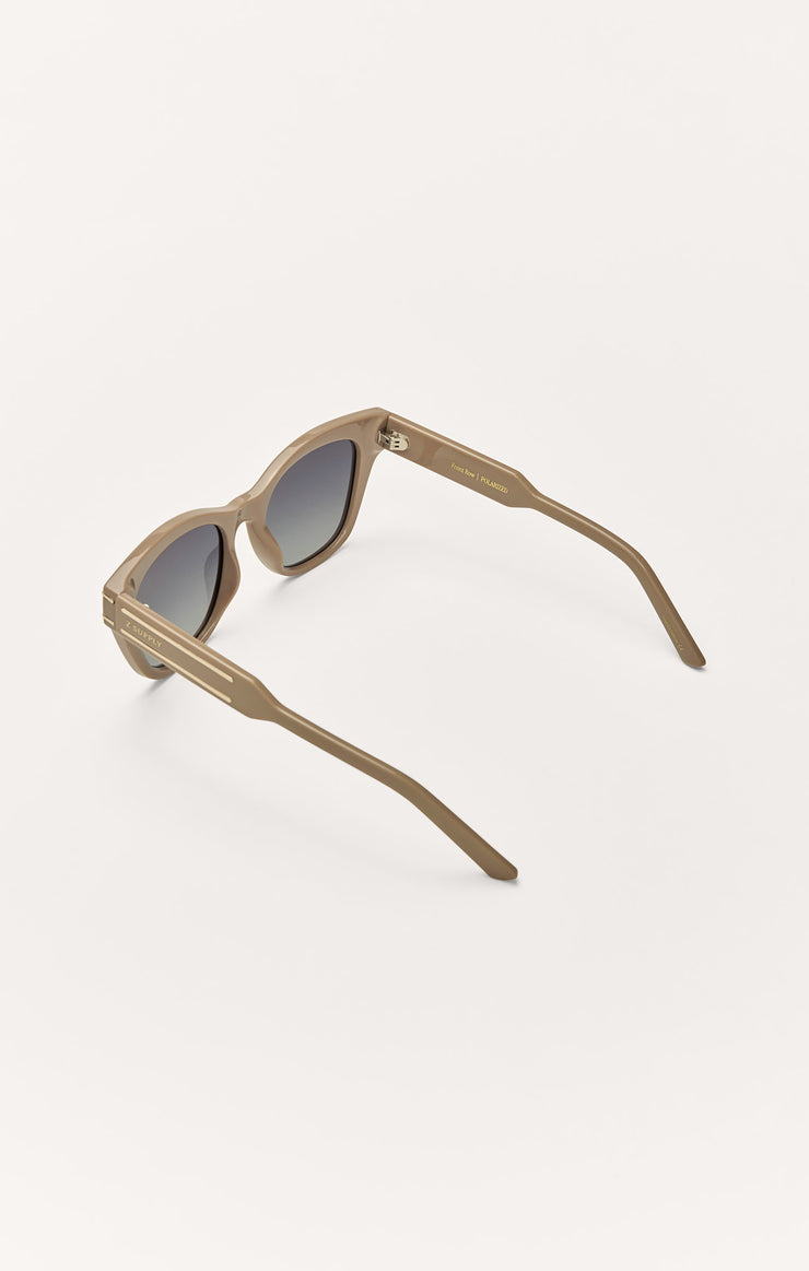 Accessories - Sunglasses Front Row Polarized Sunglasses Nude - Gradient