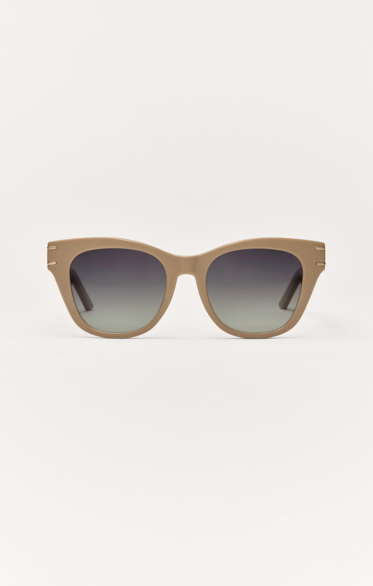 Accessories - Sunglasses Front Row Polarized Sunglasses Nude - Gradient