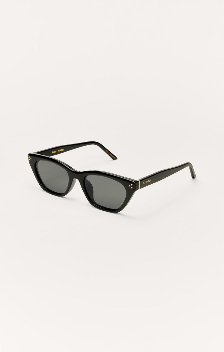 Accessories - Sunglasses Midnite Polarized Sunglasses Polished Black - Grey