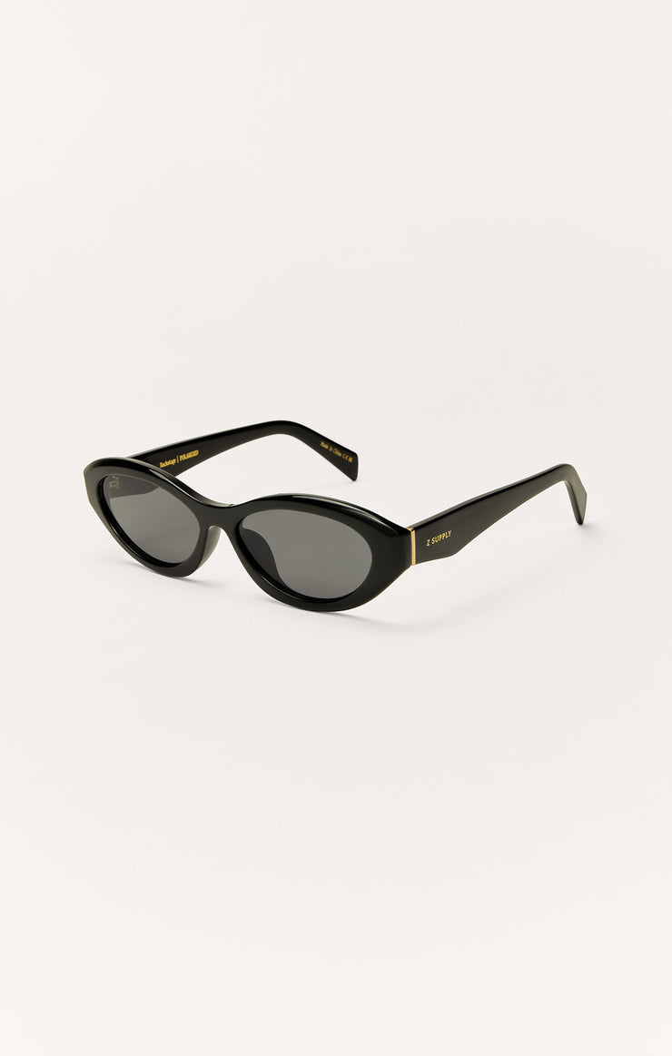 Accessories - Sunglasses Backstage Polarized Sunglasses Polished Black - Grey