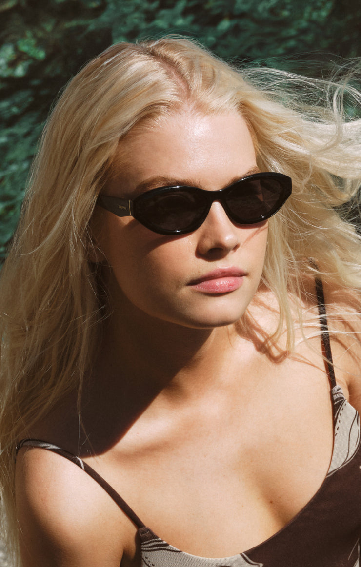 Accessories - Sunglasses Backstage Polarized Sunglasses Polished Black - Grey